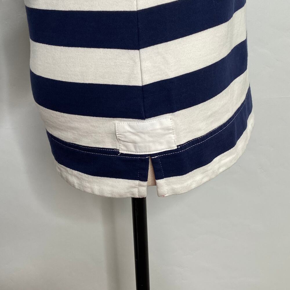 Joules Saunton Striped Funnel Neck Sweatshirt Navy White Nautical Preppy Size XS - Picture 5 of 10